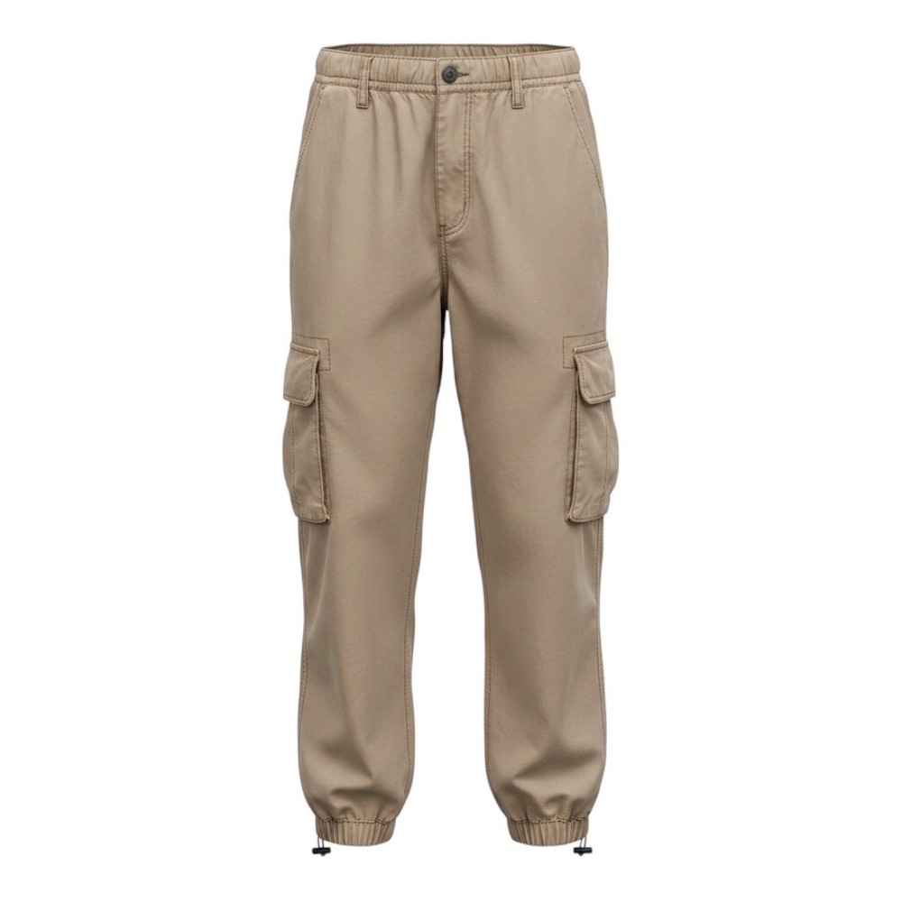 C & C California Cargo Pants - SZ.‎ L  Tan Utility Jogger High Rise Comfortable